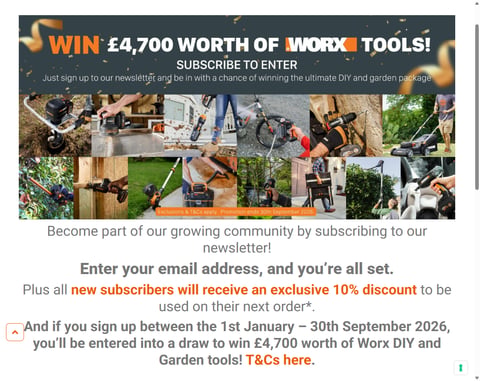 Preview £4,700 Worth Of Worx DIY And Garden Tools