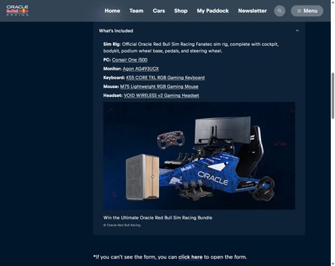 Preview Oracle Red Bull Sim Racing Bundle
