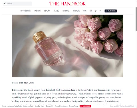 Preview Elizabeth Arden's New Fragrance