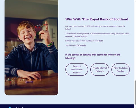 Preview £1,000 Cash