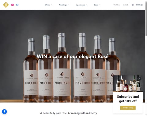 Preview Case Of Tuffon Hall Rose Wine