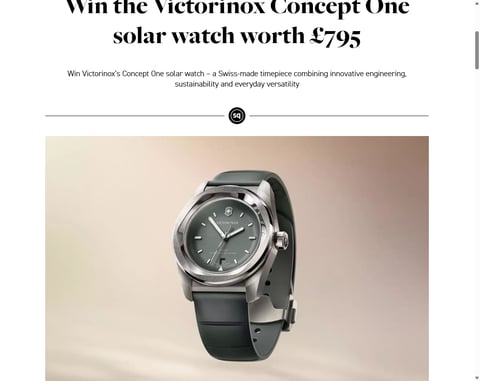 Preview Victorinox Concept One Solar Watch
