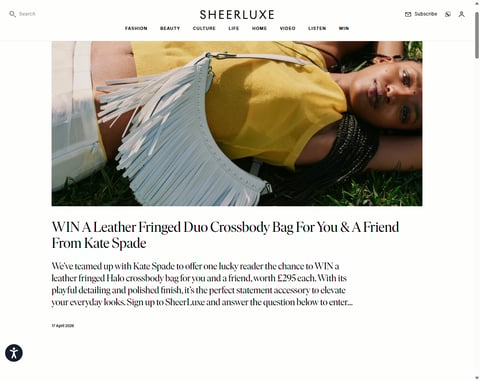 Preview Kate Spade Leather Fringed Duo Crossbody Bag