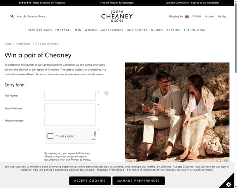 Preview Pair Of Cheaney Shoes