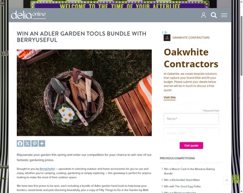 Preview Set Of Adler Garden Hand Tools