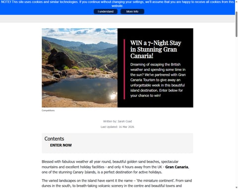 Preview 7-Night Stay In Gran Canaria