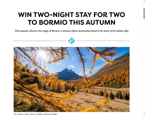 Preview 2 Nights In The Italian Alps