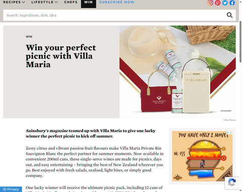 Preview Villa Maria Wine, Cooler & Blanket