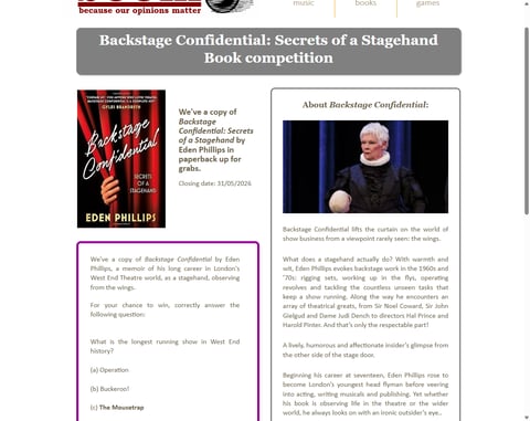 Preview Stagehand Confidential by Eden Phillips