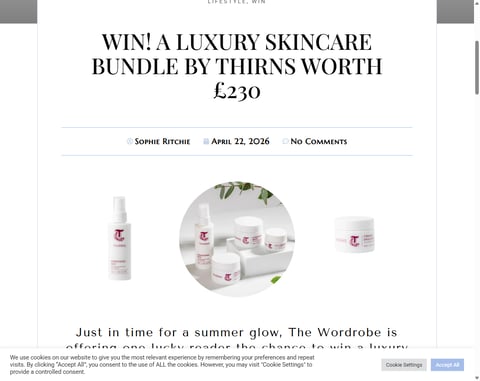 Preview Luxury Skincare Bundle From Thirns