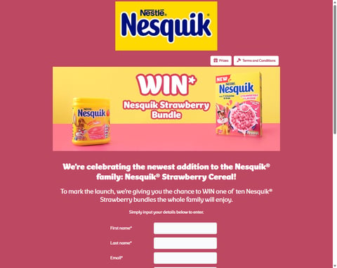 Preview Nesquik Strawberry Bundle