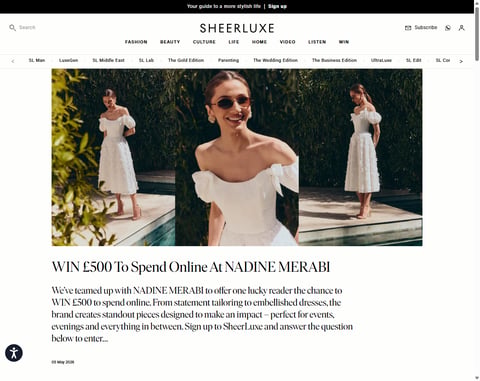 Preview £500 Nadine Merabi Vouchers