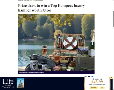 Preview Champagne Picnic Hamper