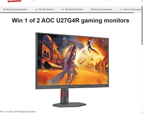 Preview AOC U27G4R Gaming Monitors