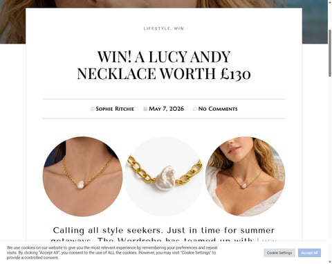 Preview Baroque Pearl Gold Necklace From Lucy Andy