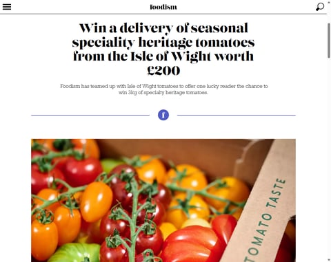 Preview Seasonal Speciality Heritage Tomatoes From The Isle Of Wight