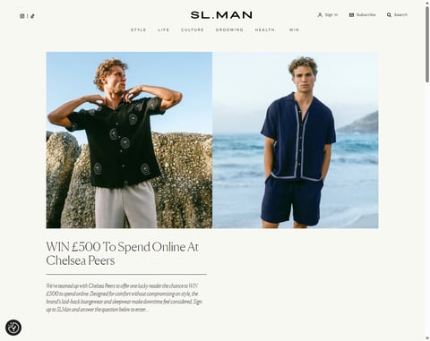 Preview £500 Chelsea Peers Vouchers