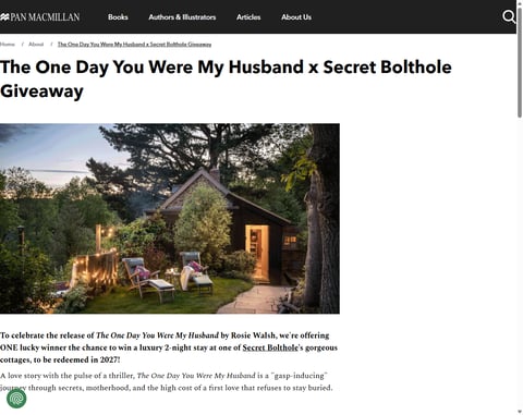 Preview 2-Night Stay At A Secret Bolthole Cottage