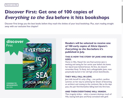 Preview Alicia Upano's Everything To The Sea