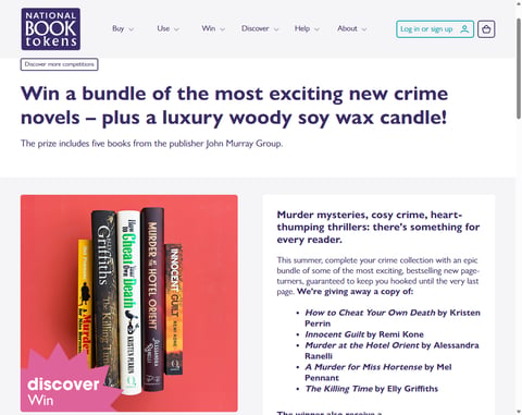 Preview Bundle Of New Crime Novels and Woody Soy Wax Candle