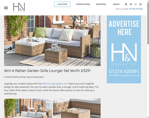 Preview Rattan Garden Sofa Lounger Set