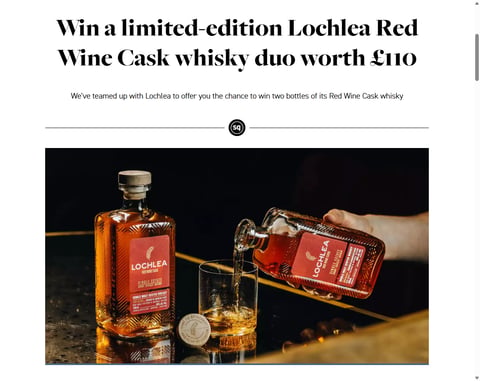 Preview Lochlea Whiskies Matured In Red Wine Cask