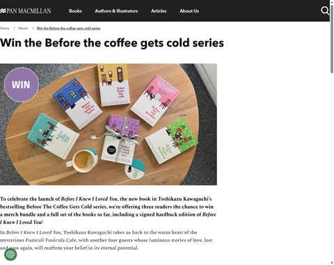 Preview The Before The Coffee Gets Cold Series