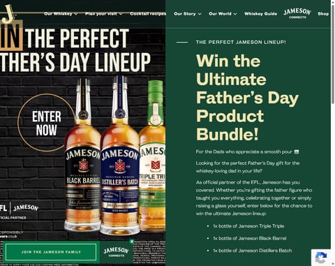 Preview Bottle Of Jameson Whiskey