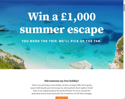 Preview £1,000 Secret Escapes Vouchers