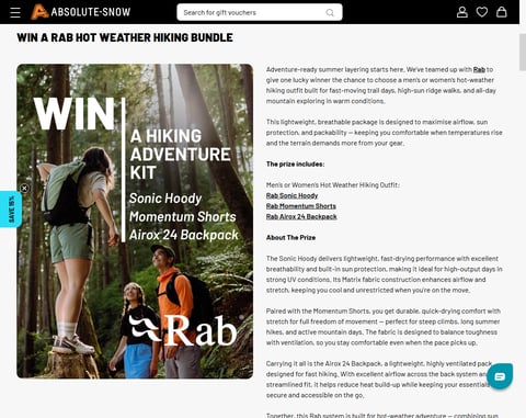 Preview Rab Hot Weather Hiking Bundle