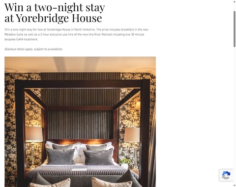 Preview 2-Nights at Yorebridge House, North Yorkshire