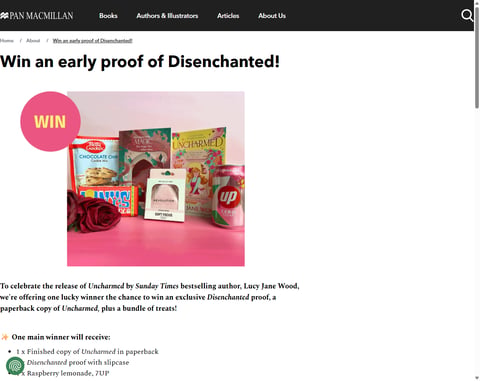 Preview Early Proof Of Disenchanted & Other Prizes