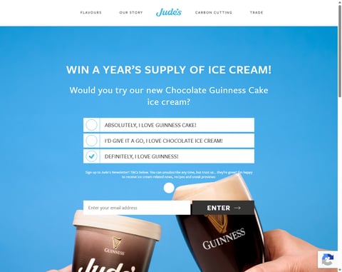 Preview Year's Supply Of Jude's Ice Cream