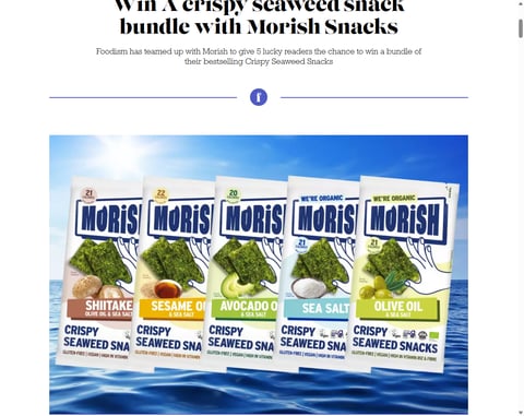 Preview Morish Crispy Seaweed Snacks