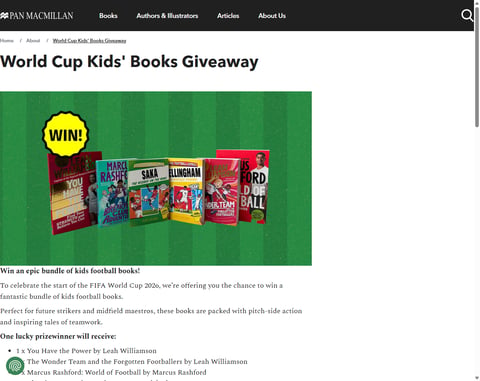 Preview Bundle Of Kids Football Books