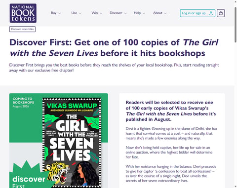 Preview Vikas Swarup's The Girl With The Seven Lives