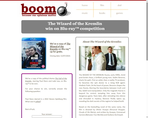Preview The Wizard Of The Kremlin On BluRay