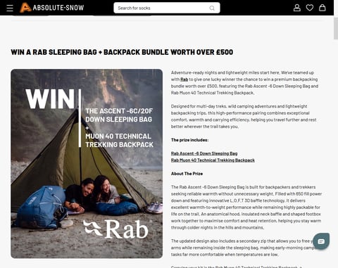 Preview Rab Sleeping Bag and Backpack Bundle