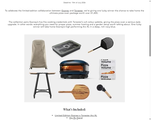 Preview Gozney Pizza Oven Package
