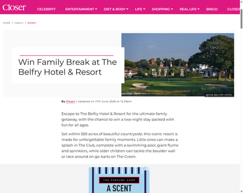 Preview Family Break At The Belfry Hotel, Warwickshire