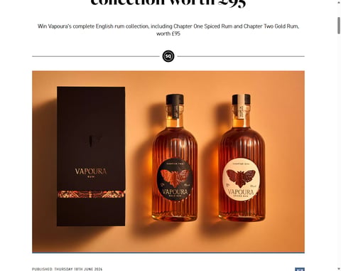 Preview Bottles Of Vapoura English Rum