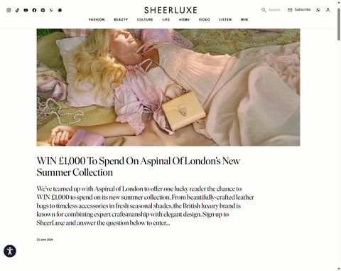 Preview Aspinal Of London's New Summer Collection