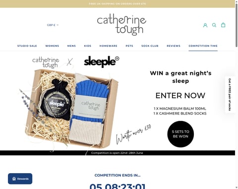 Preview Catherine Tough Cashmere Socks
