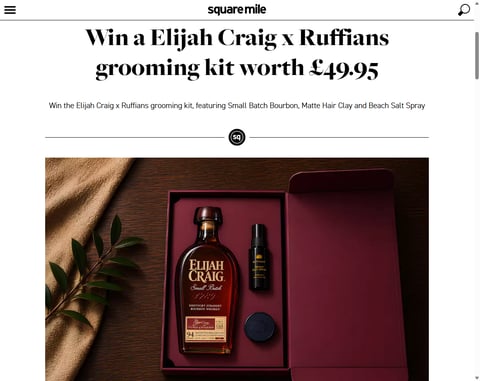 Preview Elijah Craig Bourbon Grooming Set