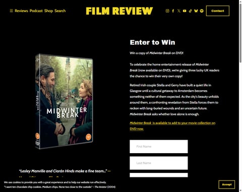 Preview Midwinter Break On Dvd