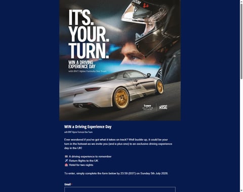Preview Driving Experience Day With Bwt Alpine F1 Team