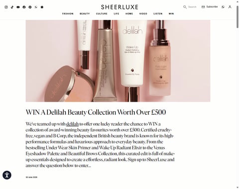 Preview Delilah Beauty Collection