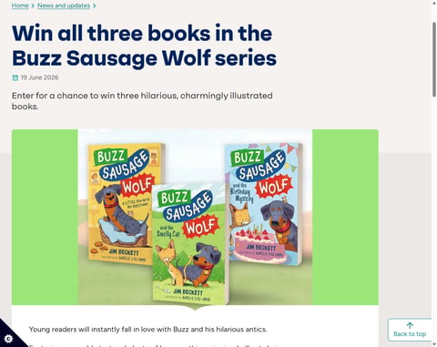 Preview Buzz Sausage Wolf Book Series