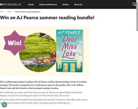 Preview AJ Pearce Summer Reading Bundle