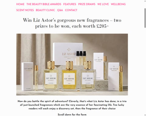 Preview Fragrance Bundles From Liz Astor